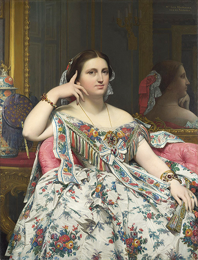 Portrait of Madame Moitessier Jean-Auguste-Dominique Ingres